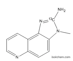 Molecular Structure of 210049-11-9 (2-Amino-3-methyl-3H-imidazo[4,5-F]quinoline-2-13C)